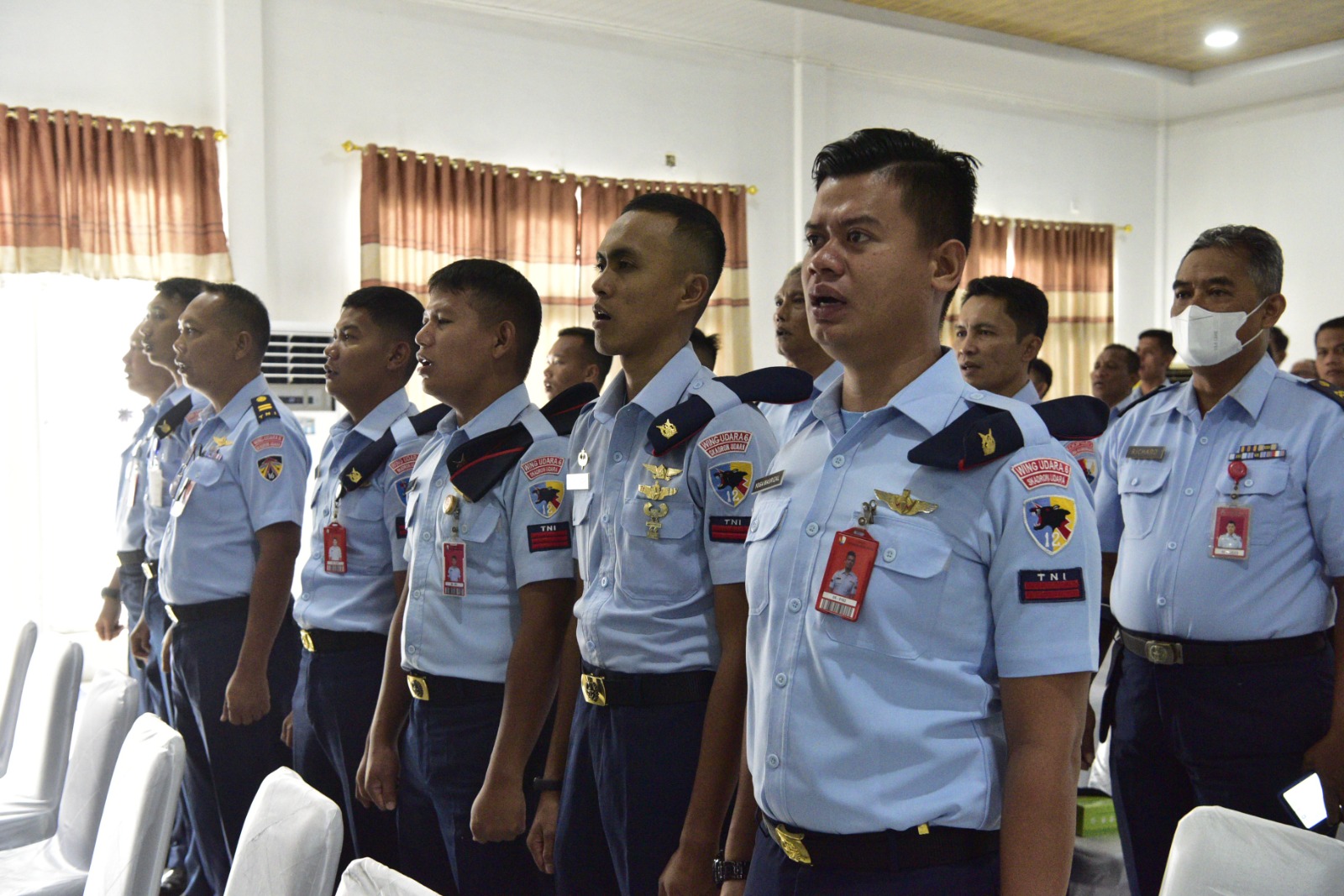 Lanud Roesmin Nurjadin Ikuti Sosialisasi Ketahanan Keluarga Yang Digelar Koopsud I